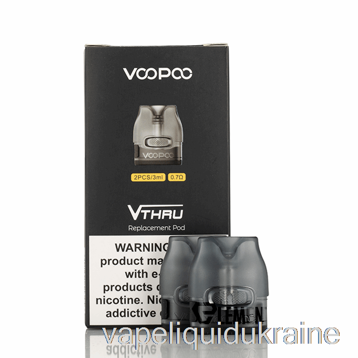 Vape Liquid Ukraine VOOPOO V.Thru Pro Replacement Pods 0.7ohm Mesh Coil Pod